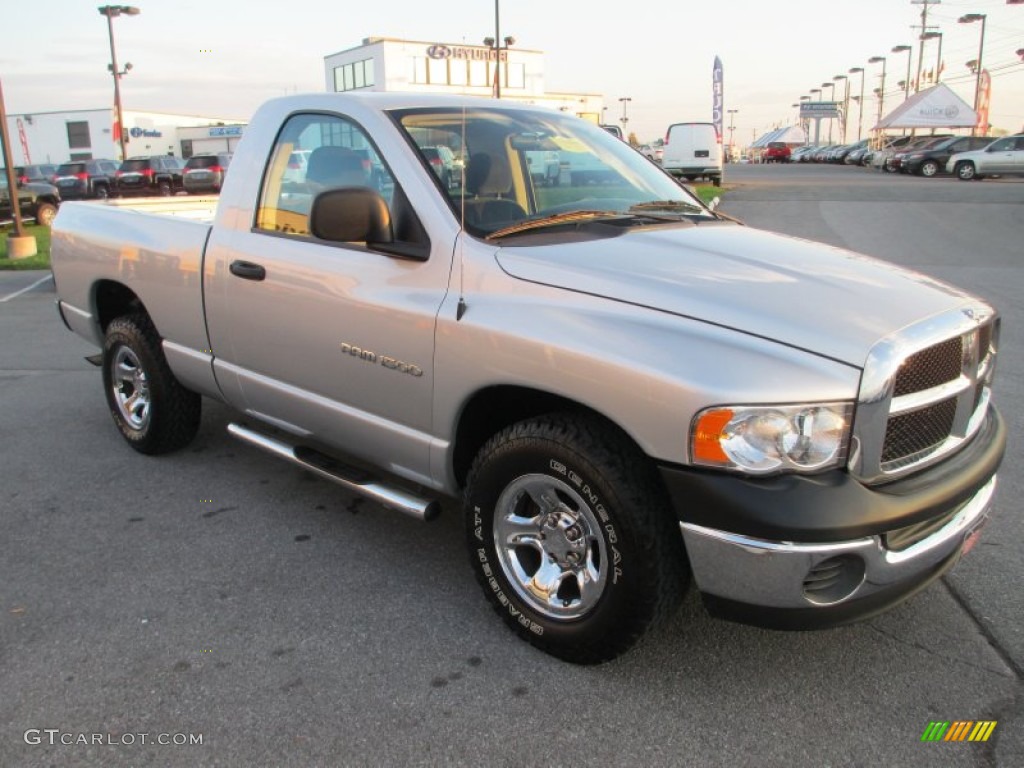 2006 Ram 1500 ST Regular Cab 4x4 - Bright Silver Metallic / Medium Slate Gray photo #7