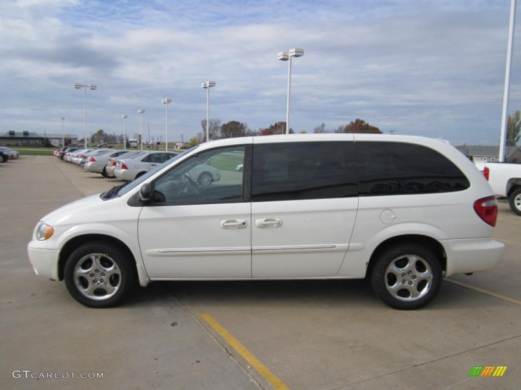 2002 Grand Caravan ES - Stone White / Navy Blue photo #6