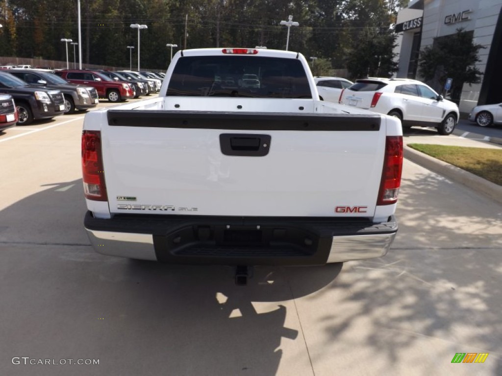 2012 Sierra 1500 SLE Extended Cab - Summit White / Ebony photo #4