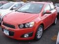 Inferno Orange Metallic - Sonic LT Sedan Photo No. 1