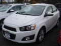 2013 Summit White Chevrolet Sonic LT Sedan  photo #1