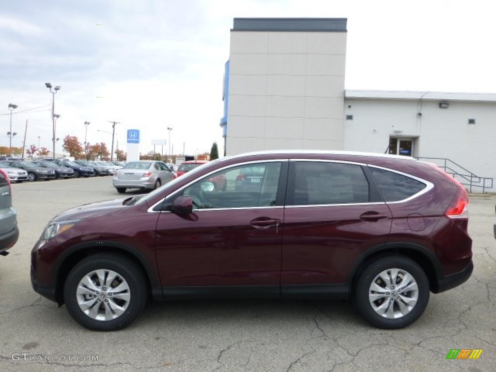 2013 CR-V EX-L AWD - Basque Red Pearl II / Gray photo #1