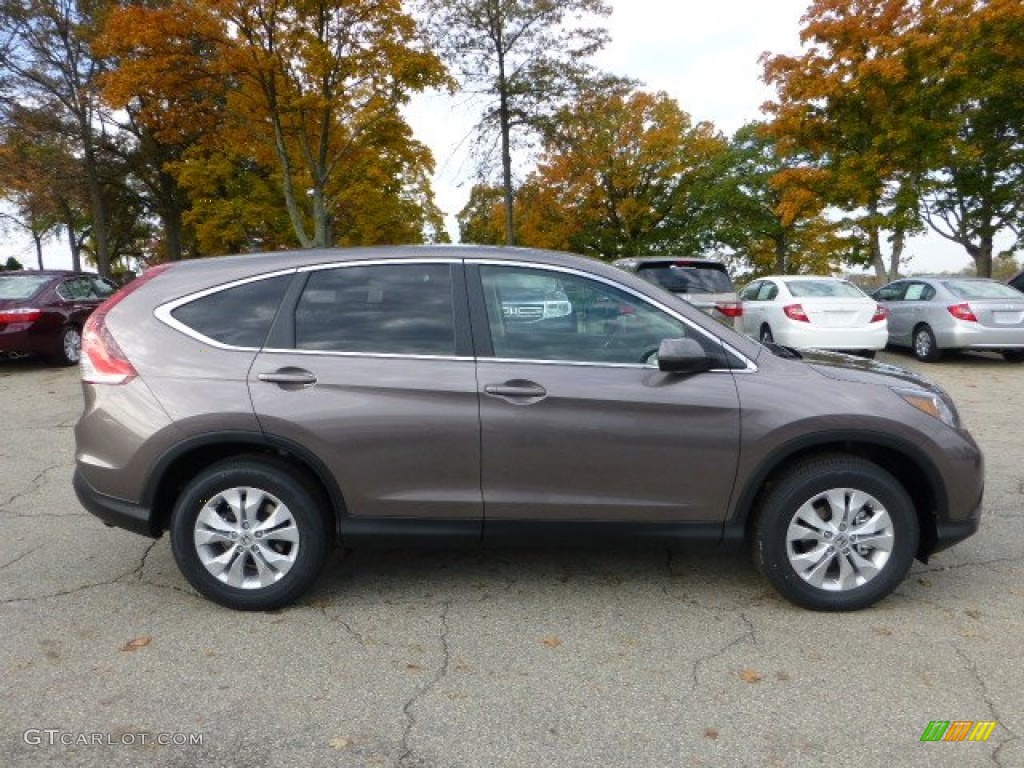 2013 CR-V EX AWD - Urban Titanium Metallic / Black photo #5