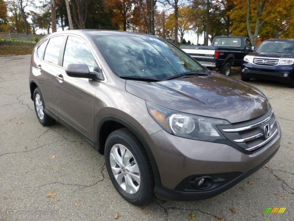 2013 CR-V EX AWD - Urban Titanium Metallic / Black photo #6