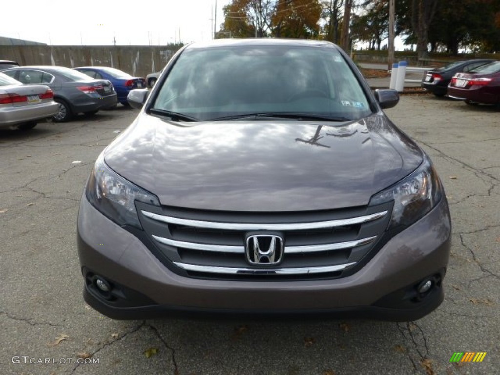 2013 CR-V EX AWD - Urban Titanium Metallic / Black photo #7