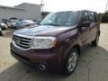 2013 Dark Cherry Pearl Honda Pilot EX-L 4WD  photo #8