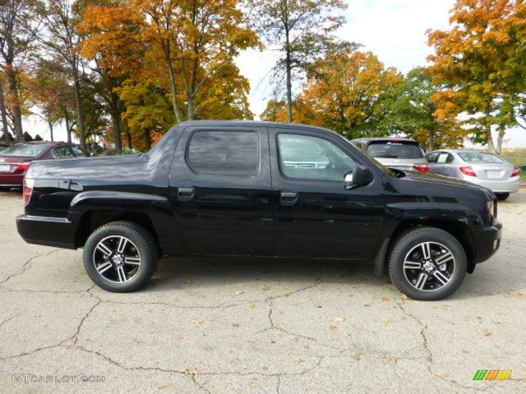Crystal Black Pearl 2013 Honda Ridgeline Sport Exterior Photo #72701857