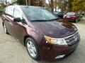 Dark Cherry Pearl 2013 Honda Odyssey Touring Exterior