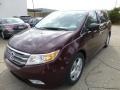 Dark Cherry Pearl 2013 Honda Odyssey Touring Exterior