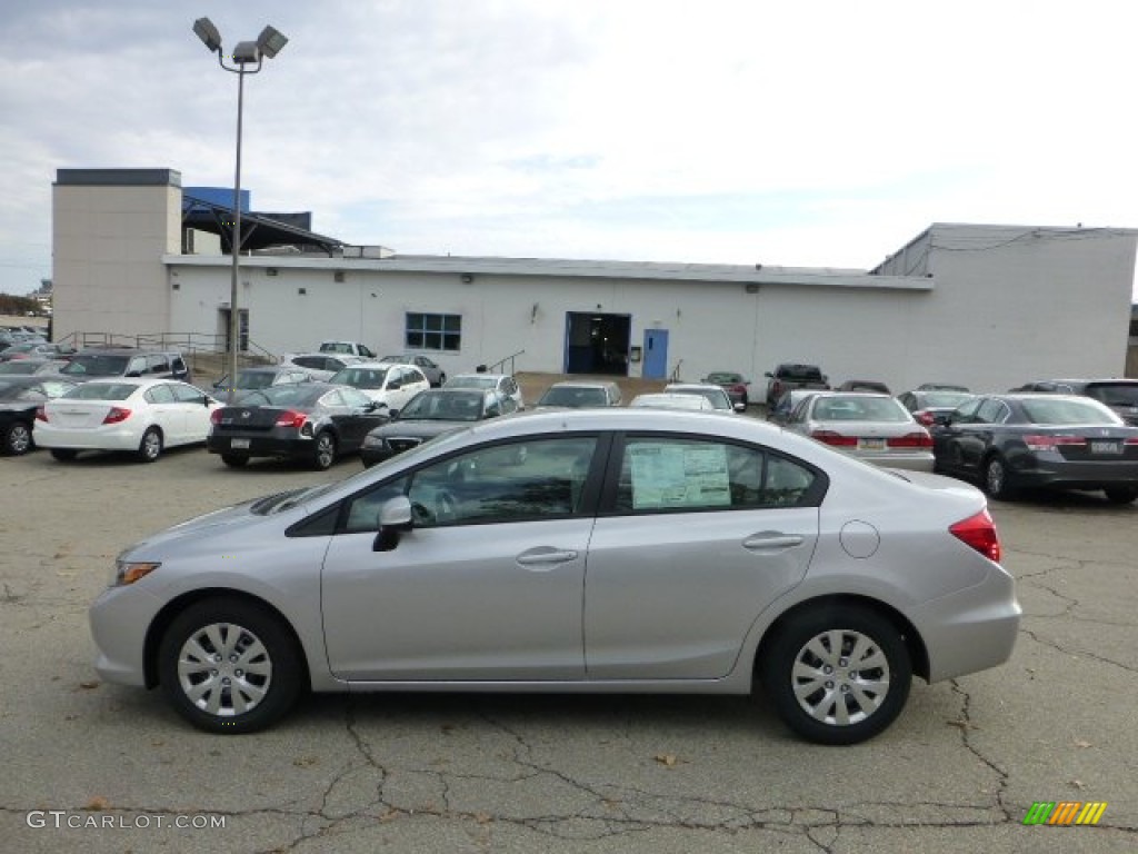 Alabaster Silver Metallic Honda Civic