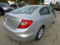 2012 Alabaster Silver Metallic Honda Civic LX Sedan  photo #4