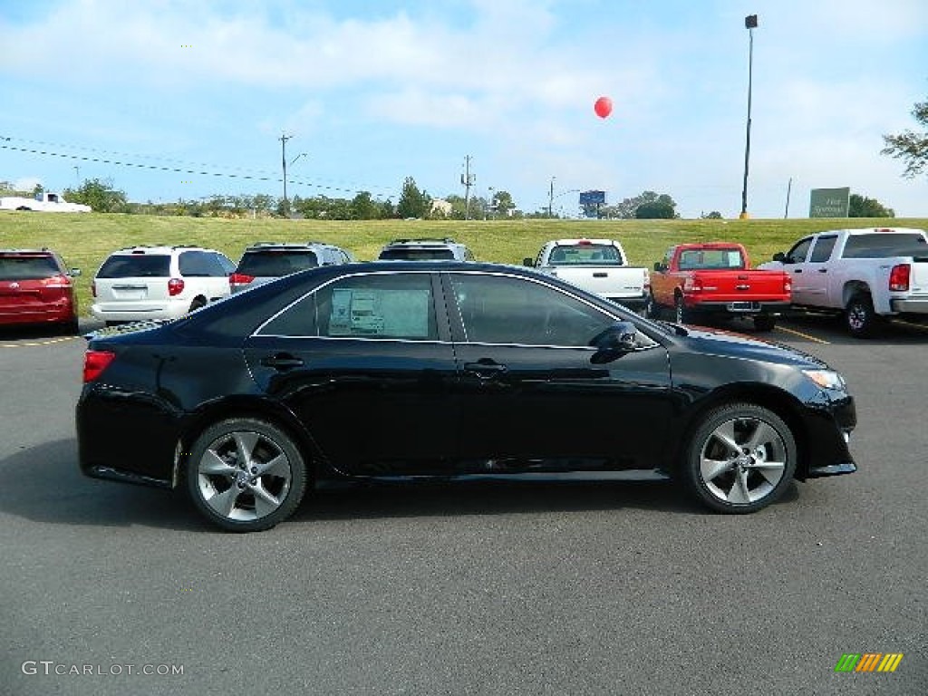 2012 Camry SE - Attitude Black Metallic / Black/Ash photo #2