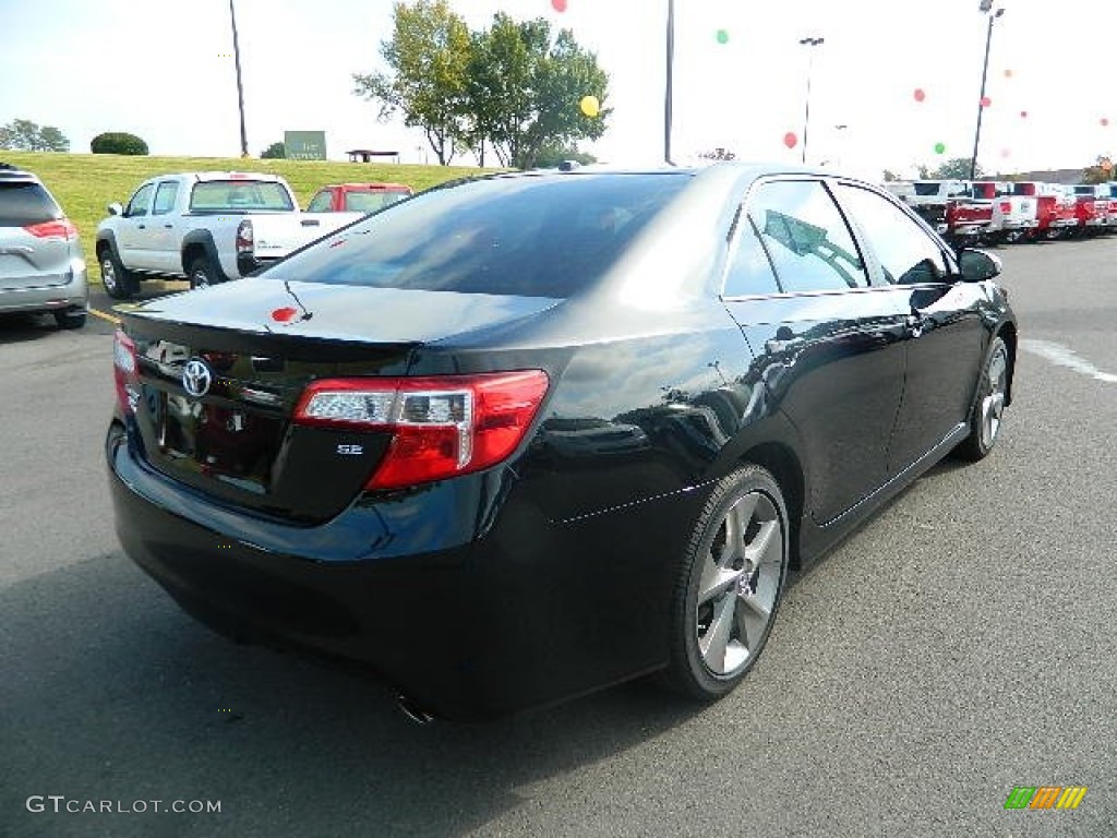 2012 Camry SE - Attitude Black Metallic / Black/Ash photo #3