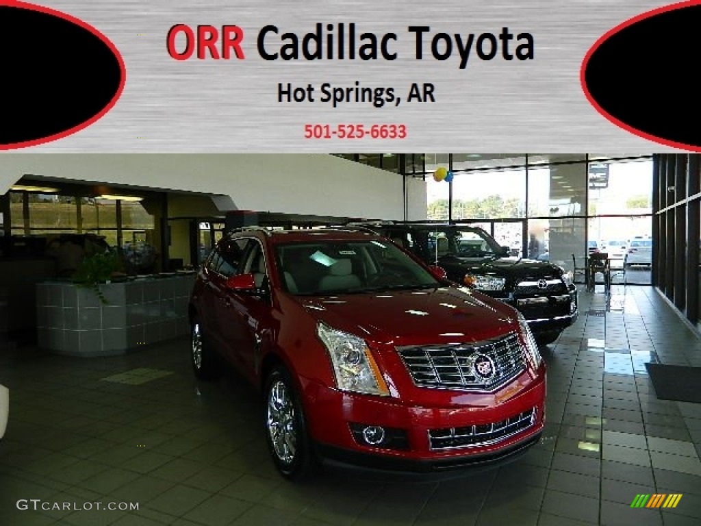 2013 SRX Performance FWD - Crystal Red Tintcoat / Shale/Brownstone photo #1