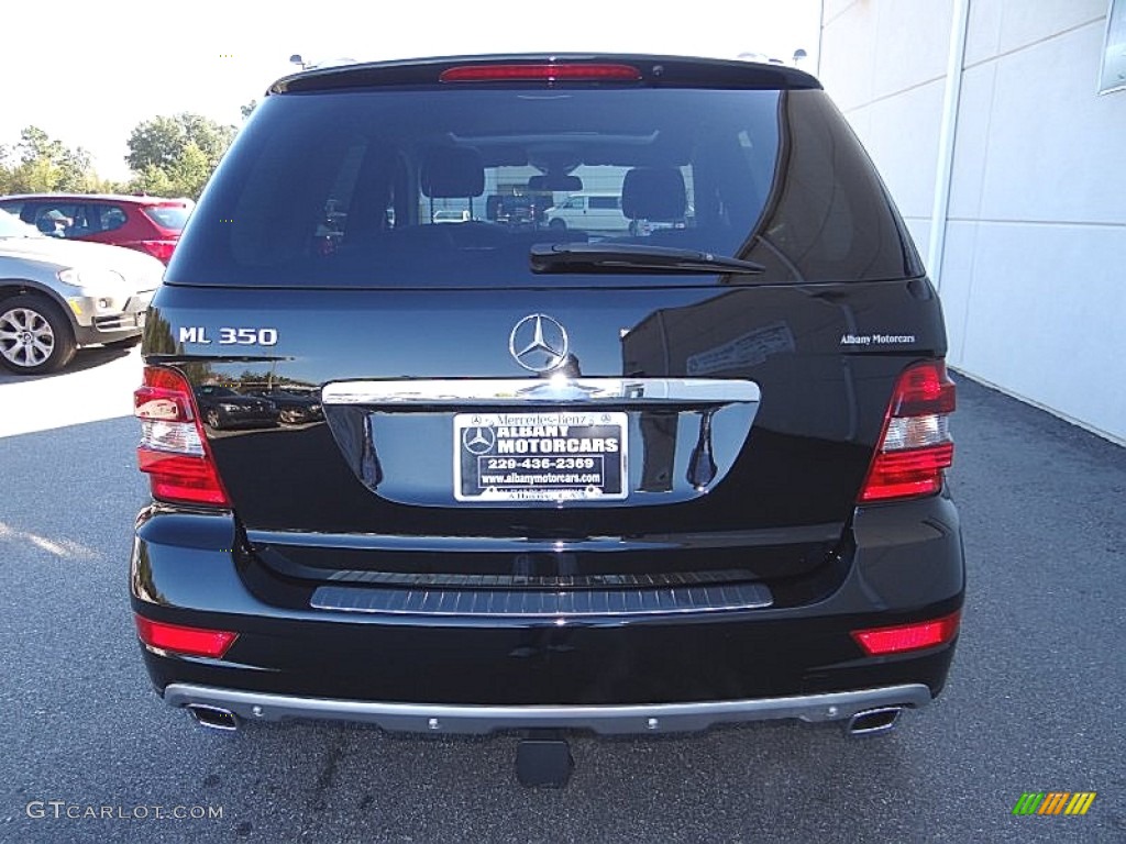 2010 ML 350 - Black / Black photo #7