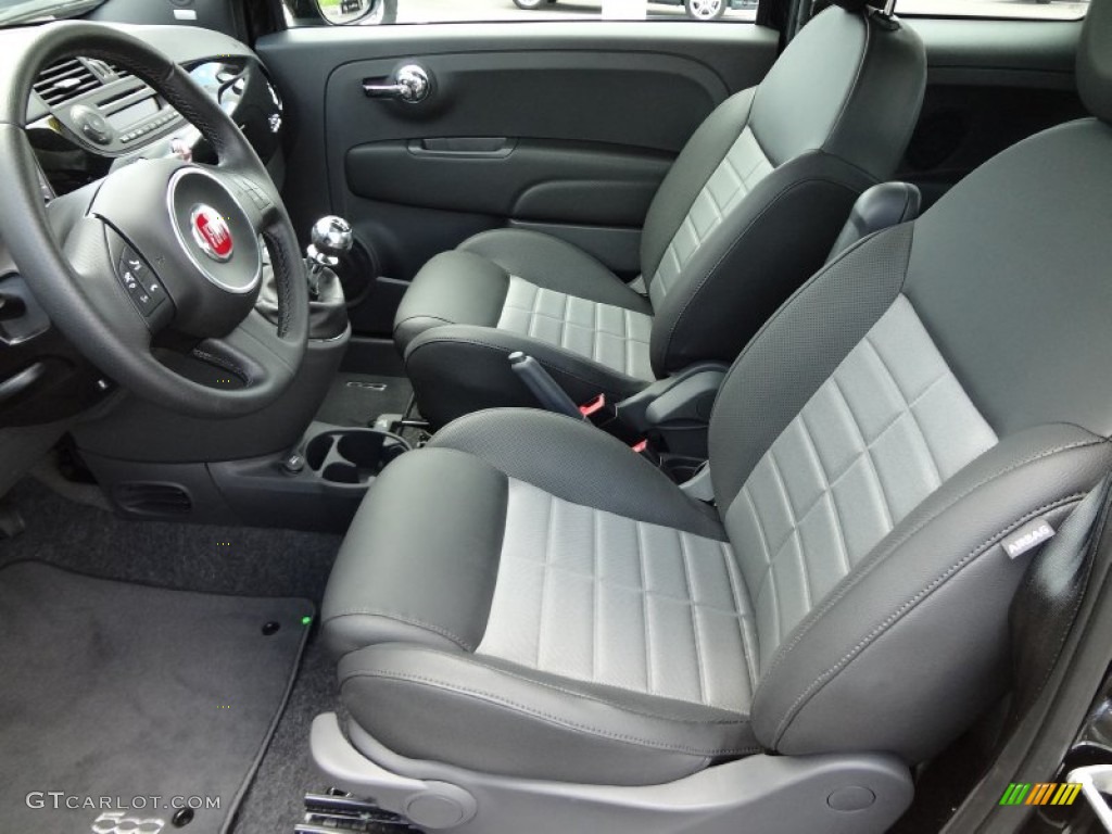 Sport Tessuto Nero/Nero (Black/Black) Interior 2012 Fiat 500 Sport Photo #72704860