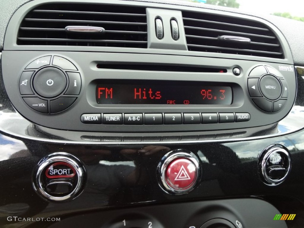 2012 Fiat 500 Sport Audio System Photo #72704914