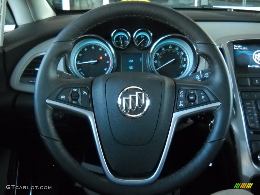 2013 Buick Verano FWD Medium Titanium Steering Wheel Photo #72705058