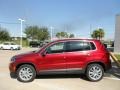 Wild Cherry Metallic - Tiguan SE Photo No. 4