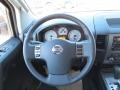 2012 Nissan Titan Sport Apperance Gray/Charcoal Interior Steering Wheel Photo