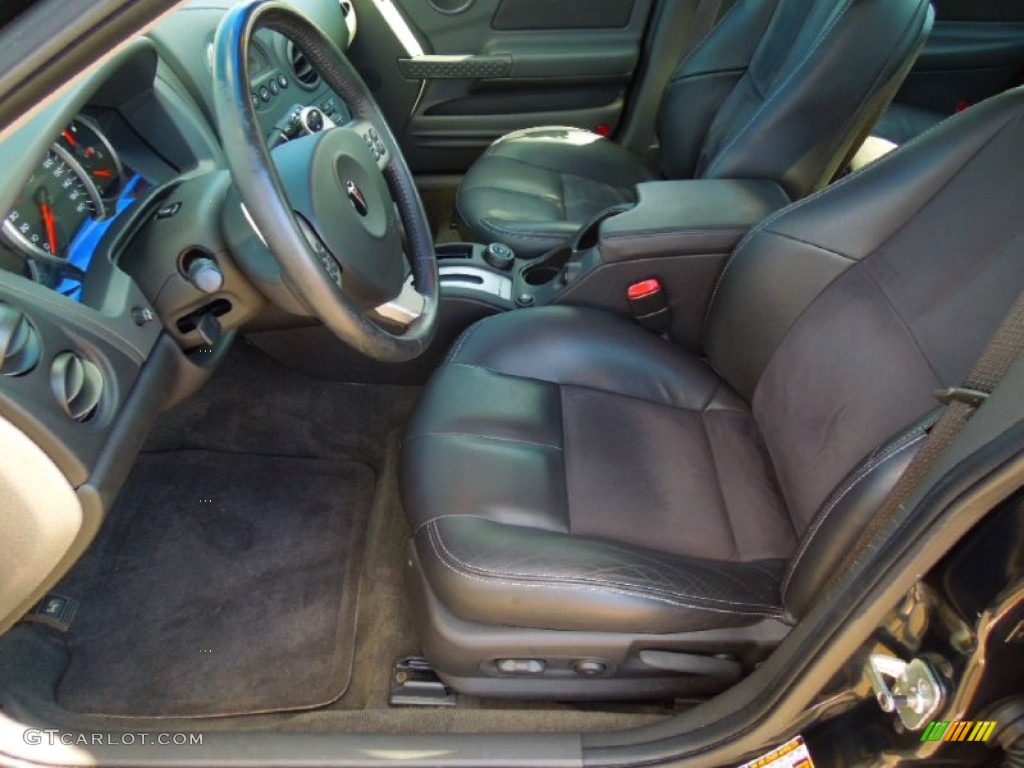 Ebony/Dark Pewter Interior 2005 Pontiac Grand Prix GXP Sedan Photo #72707568