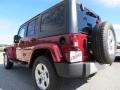 Deep Cherry Red Crystal Pearl - Wrangler Unlimited Sahara 4x4 Photo No. 5