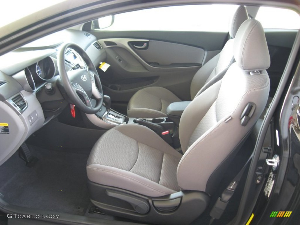 2013 Elantra Coupe GS - Black / Gray photo #14