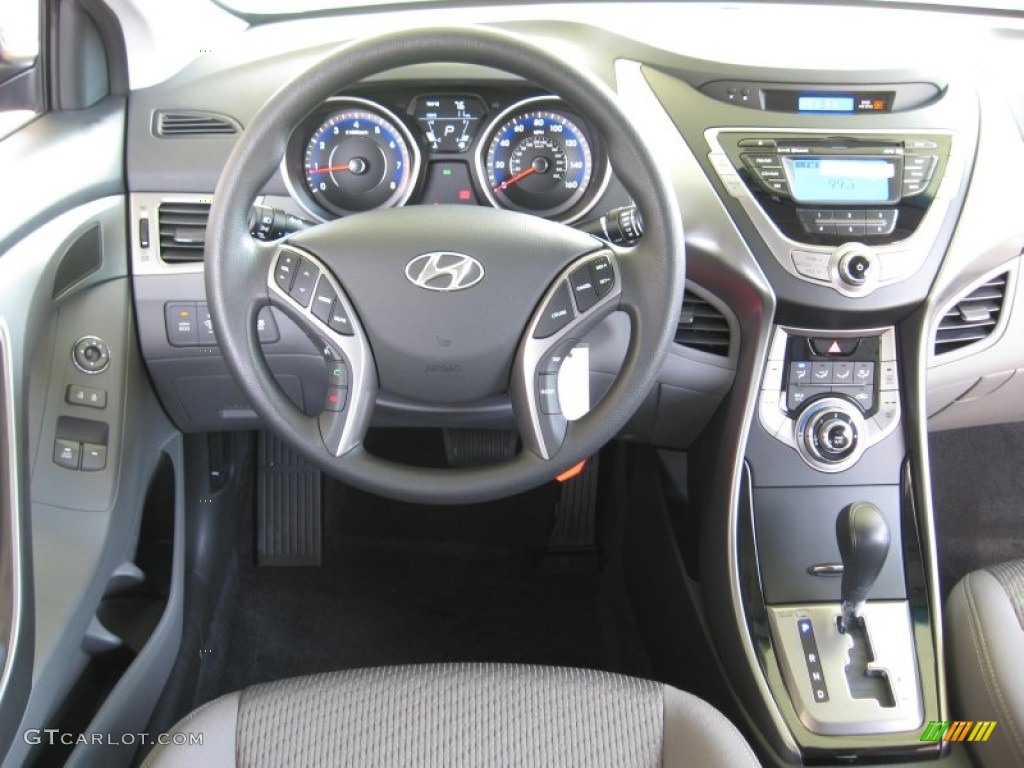 2013 Elantra Coupe GS - Black / Gray photo #22