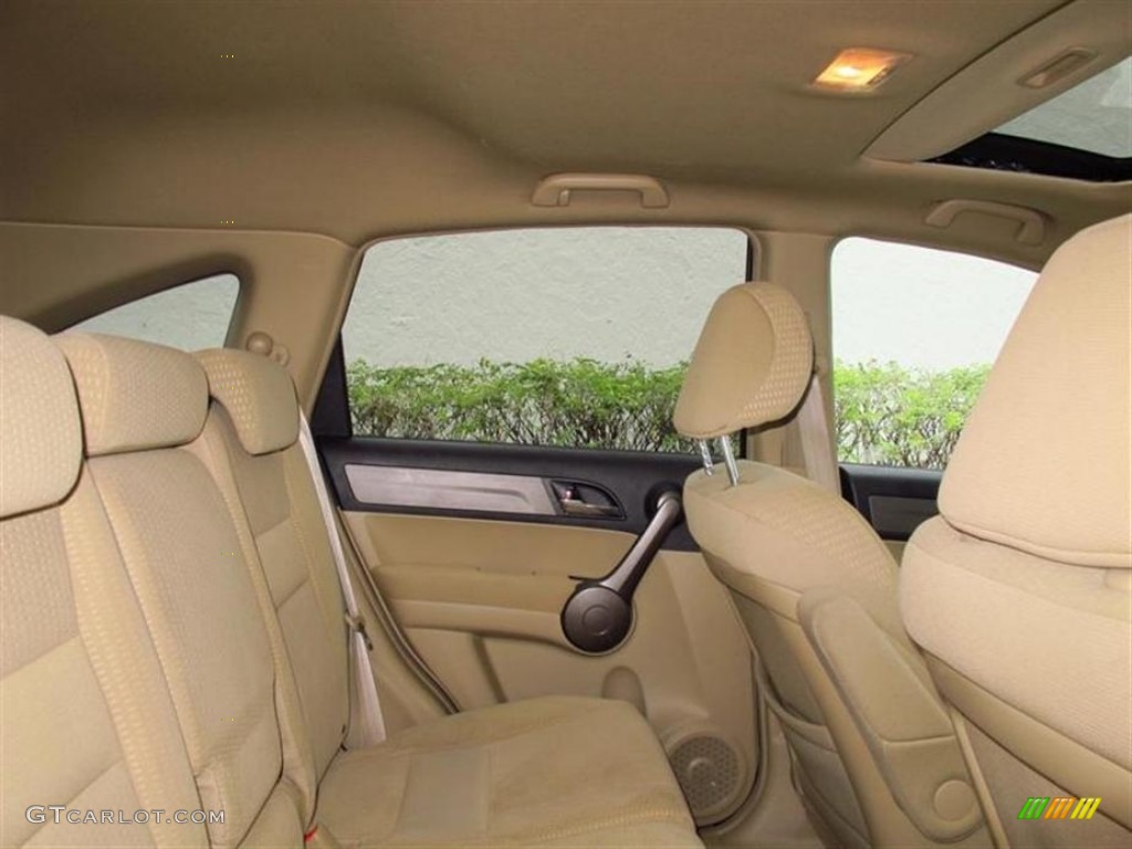 2009 CR-V EX - Crystal Black Pearl / Ivory photo #14