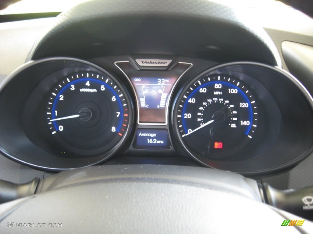 2013 Hyundai Veloster Turbo Gauges Photo #72709751