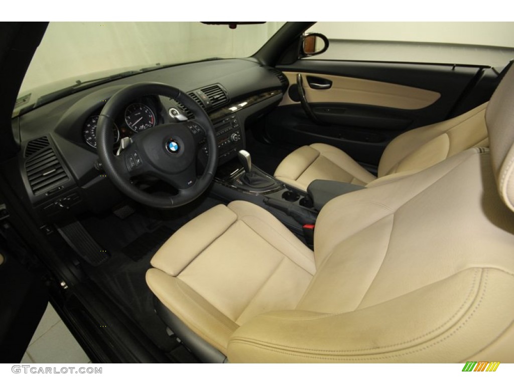 2009 1 Series 135i Convertible - Jet Black / Savanna Beige/Black Boston Leather photo #13