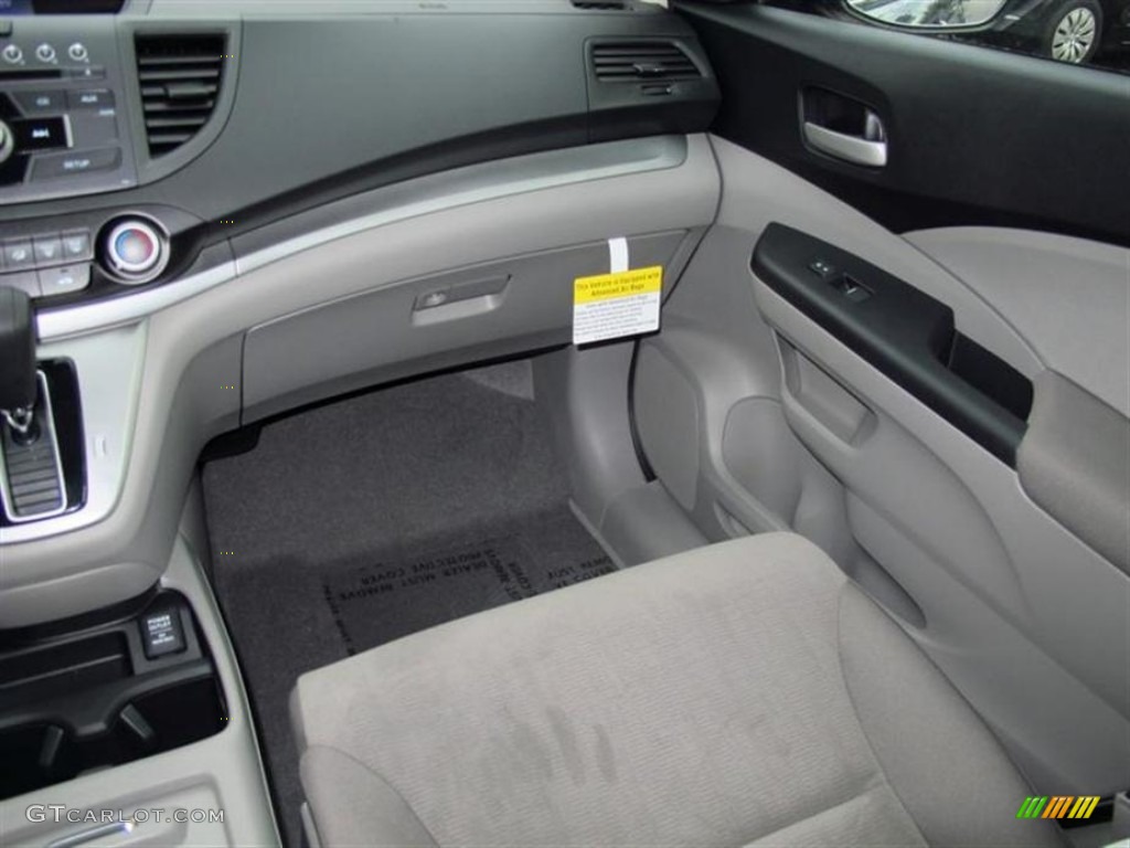 2013 CR-V LX AWD - Polished Metal Metallic / Gray photo #7