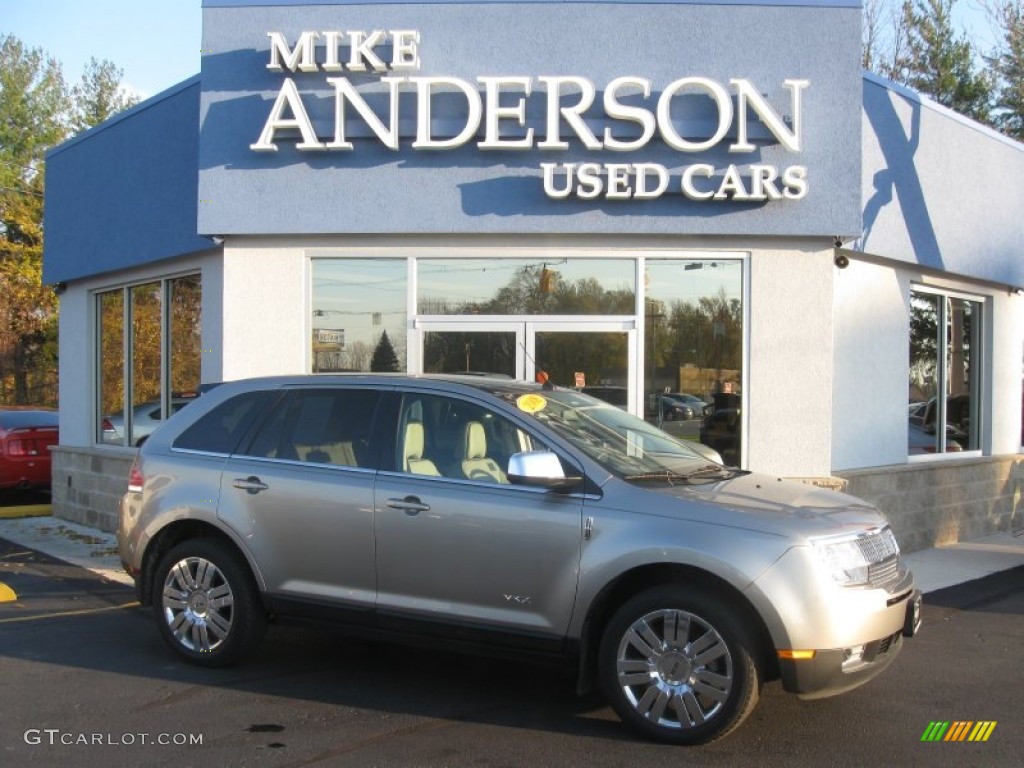 2008 MKX AWD - Vapor Silver Metallic / Medium Light Stone photo #1