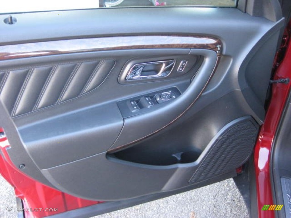 2013 Ford Taurus Limited 2.0 EcoBoost Charcoal Black Door Panel Photo #72713939
