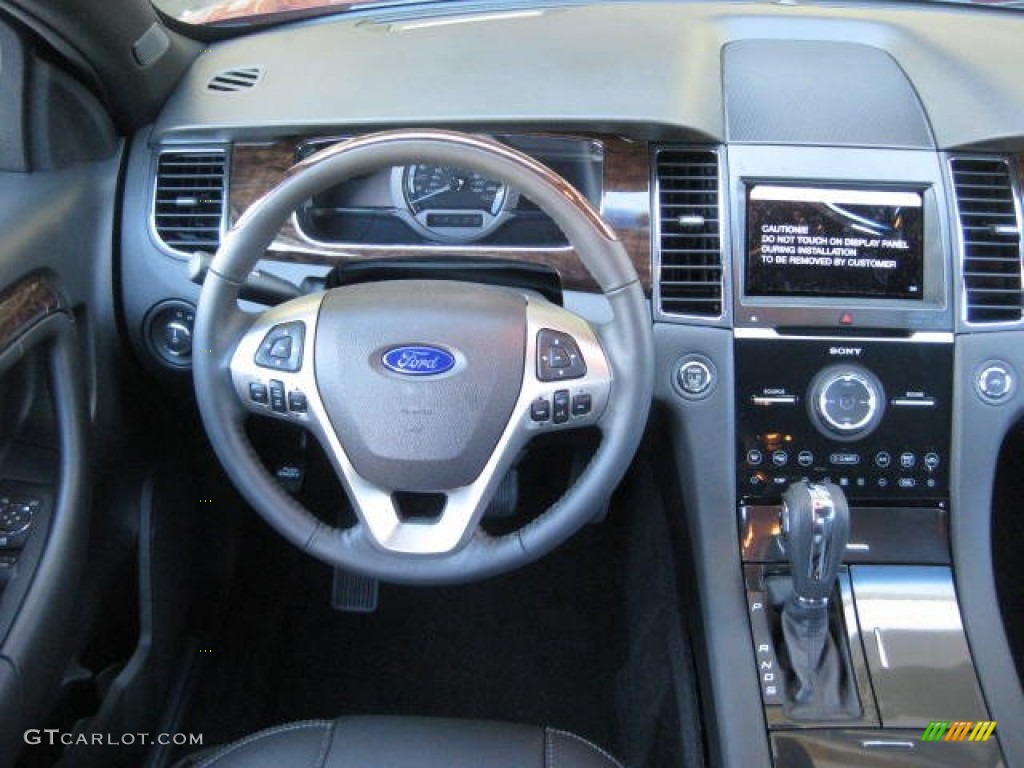 2013 Ford Taurus Limited 2.0 EcoBoost Charcoal Black Dashboard Photo #72714062