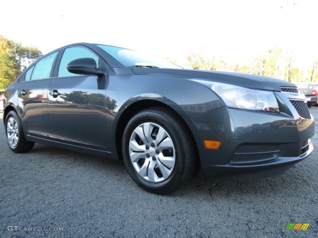 2013 Cruze LS - Cyber Gray Metallic / Jet Black/Medium Titanium photo #1