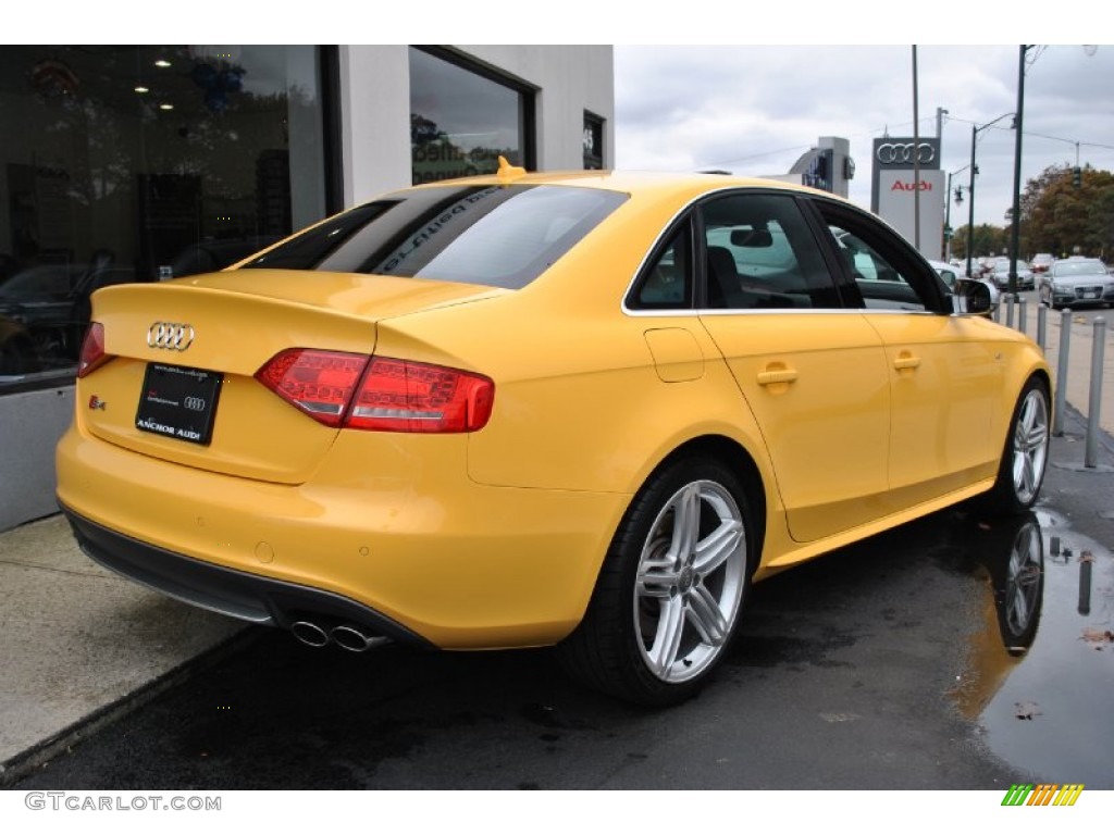 2010 S4 3.0 quattro Sedan - Imola Yellow / Black photo #5