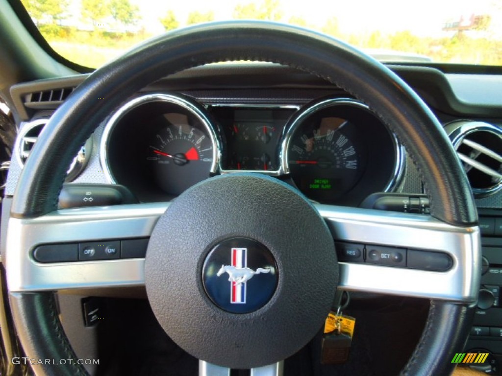 2007 Mustang GT Premium Convertible - Black / Dark Charcoal photo #14