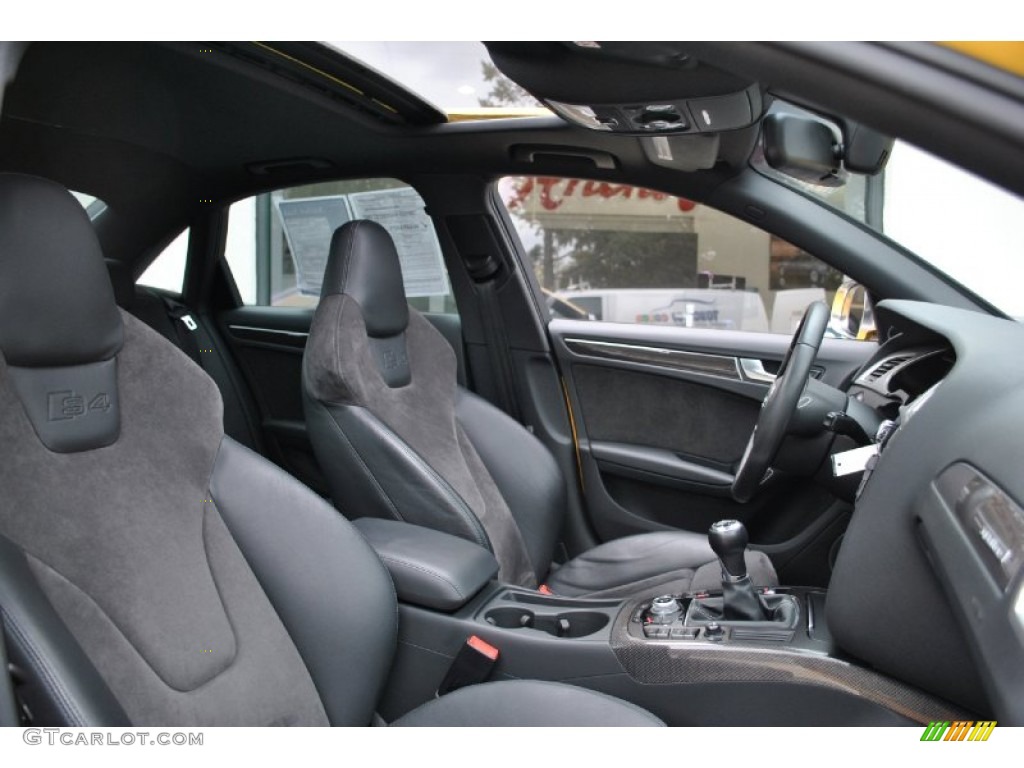 Black Interior 2010 Audi S4 3.0 quattro Sedan Photo #72714273