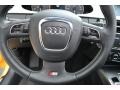 2010 Audi S4 Black Interior Steering Wheel Photo