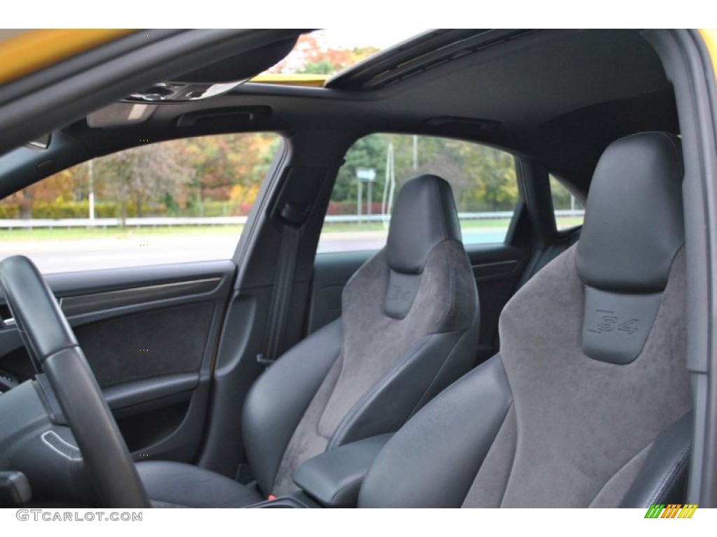 Black Interior 2010 Audi S4 3.0 quattro Sedan Photo #72714392