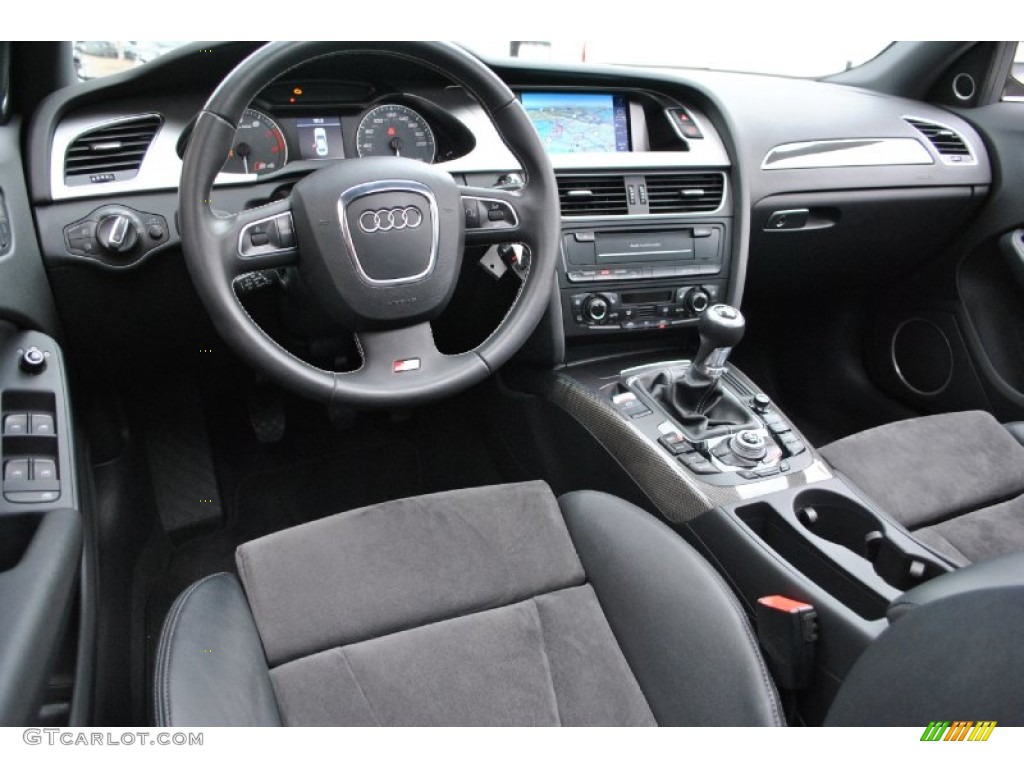 Black Interior 2010 Audi S4 3.0 quattro Sedan Photo #72714431