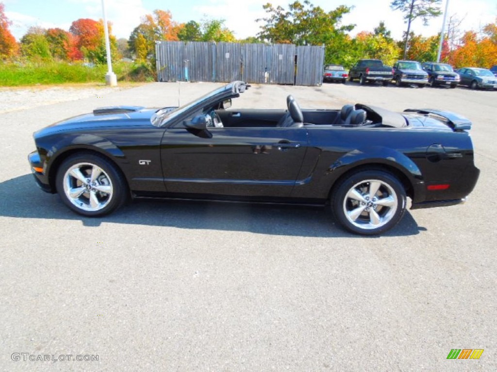 2007 Mustang GT Premium Convertible - Black / Dark Charcoal photo #25