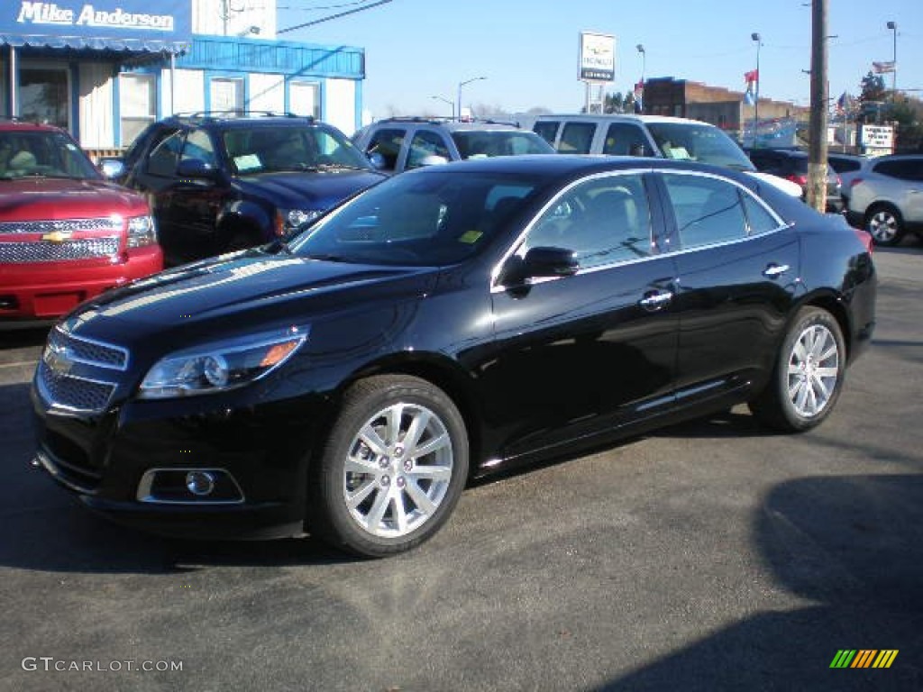 2013 Malibu LTZ - Black / Jet Black photo #1