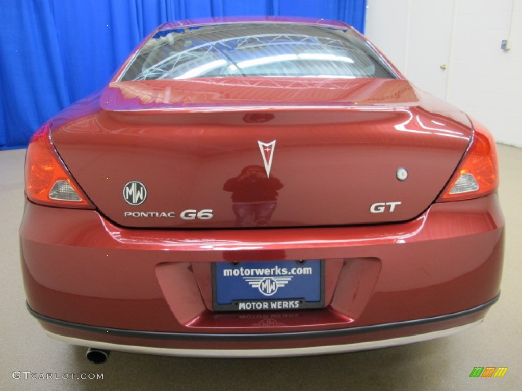 2008 G6 GT Coupe - Performance Red Metallic / Ebony Black photo #7