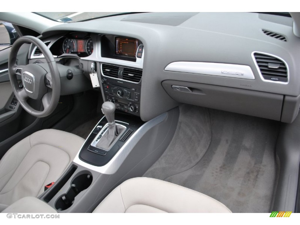 2010 A4 2.0T quattro Sedan - Meteor Gray Pearl Effect / Light Gray photo #10