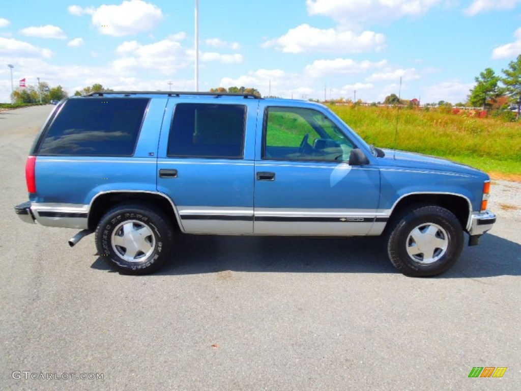 Ocean Blue Metallic 1997 Chevrolet Tahoe LS 4x4 Exterior Photo #72714729
