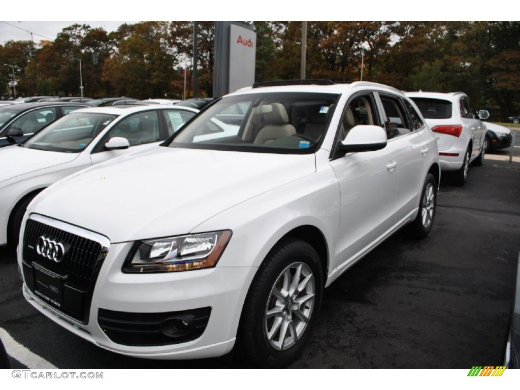 2009 Q5 3.2 Premium quattro - Ibis White / Cardamom Beige photo #1