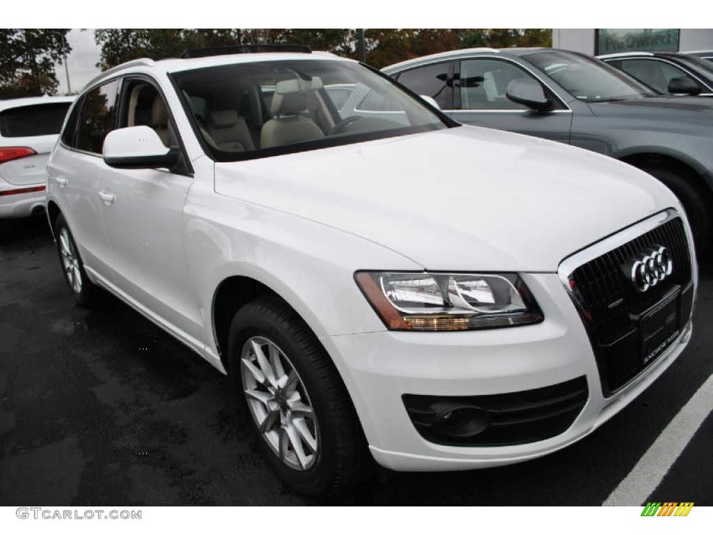 2009 Q5 3.2 Premium quattro - Ibis White / Cardamom Beige photo #5