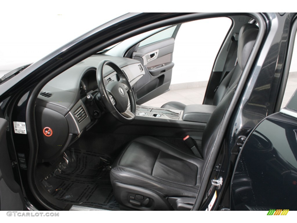 Charcoal/Charcoal Interior 2009 Jaguar XF Supercharged Photo #72715851